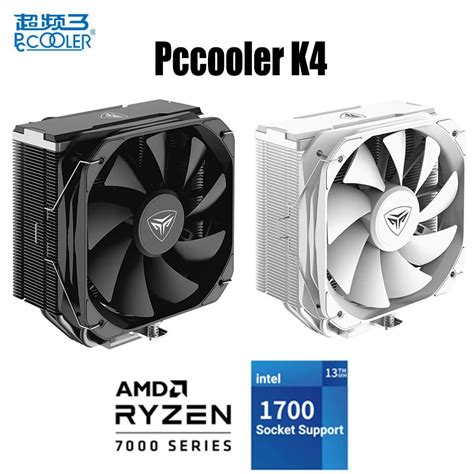 Pccooler K4 Tdp 240w 4 Pin Pwm 130mm 4 Heatpipe High Performance Cooler ...