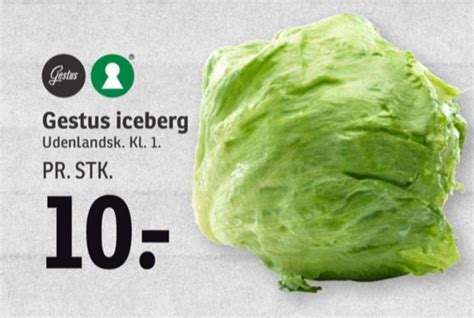 Gestus Icebergsalat Spar Alle Tilbudsavis