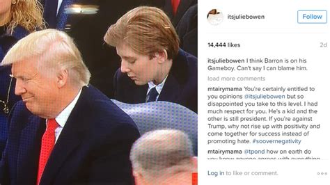 Barron Trump Defence Of Presidents Son Goes Viral Bbc News