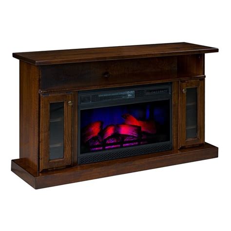 Lindenhurst Fireplace TV Stand from DutchCrafters Amish Furniture