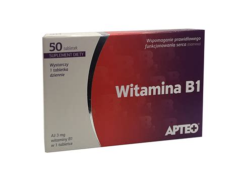 Witamina B1 APTEO Tabl 3 Mg 50 Tabl Sanfarma