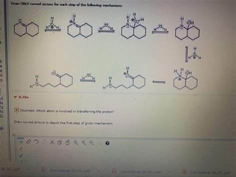 Solved Draw ONLY Curved Arrows For Each Step Of The Chegg