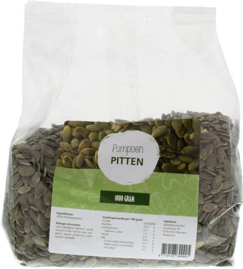 Mijnnatuurwinkel Pompoen Pitten 1 Kg Bol