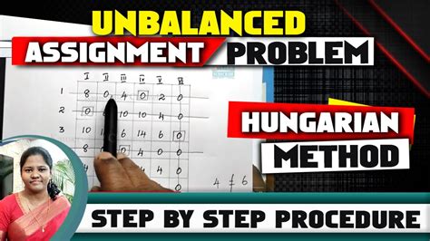 Unbalanced Assignment Problem Non Square Matrix Assignment