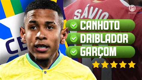 Como joga SAVINHO convocado da SELEÇÃO BRASILEIRA YouTube