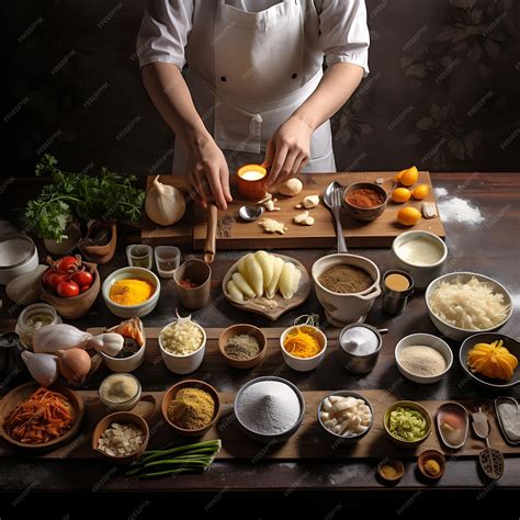 Premium AI Image | process of cooking document the various stages of ...