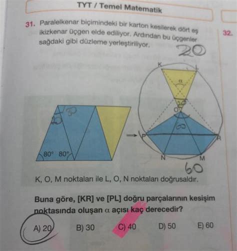 Tyt Temel Matematik 31 Paralelkenar Biçimindeki Geometri