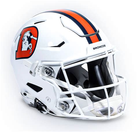 Denver Broncos Unveil White Alternate Helmet