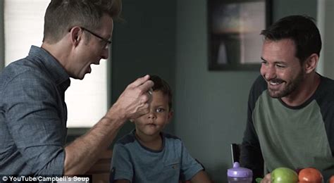 Twitter Users Hit Back At Critics Of Campbell S Soup Advert Starring Gay Couple Daily Mail Online