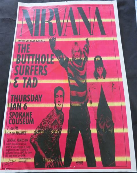 Live Nirvana Concert Chronology 1994 January 06 1994 Spokane