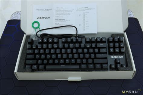 Механическая клавиатура Zuoya на синих, черных и красных свичах, с RGB ...