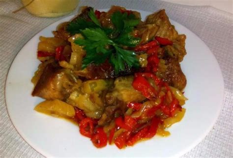 Поджарка филе свинины с ананасами рецепт с фото пошагово - 1000.menu
