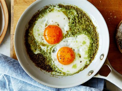 Pesto Fried Eggs Recipe Food Network Kitchen Food Network