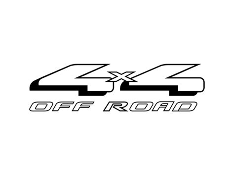 Ford 4x4 Off Road Logo PNG Transparent & SVG Vector - Freebie Supply