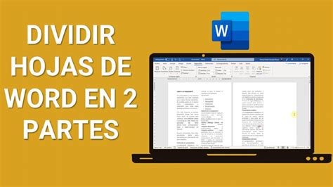 Dividir Hoja De Word En 2 Partes YouTube