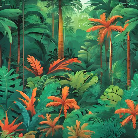 Tropical Rainforest Landscape - Free Download - AI Scribbles