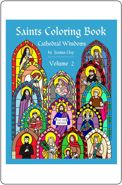 Saints Coloring Book Vol 2 Little Pebble Press Stanincel Arts