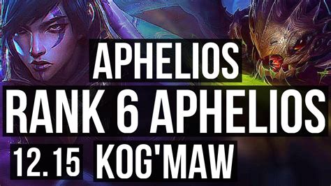 APHELIOS Bard Vs KOG MAW Lulu ADC Rank 6 Aphelios Legendary