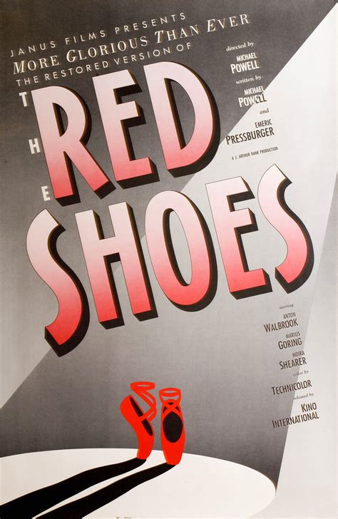 The Red Shoes Original R1988 U.S. One Sheet Movie Poster - Posteritati Movie Poster Gallery