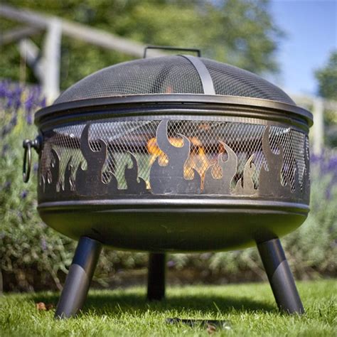 Garden And Outdoors La Hacienda Wildfire Firepit And Grill Garden Décor