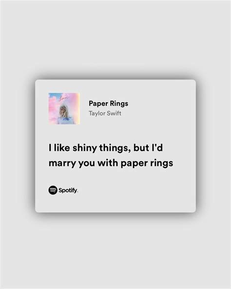 Paper Ring Marry You Taylor Swift Spotify Cards Against Humanity