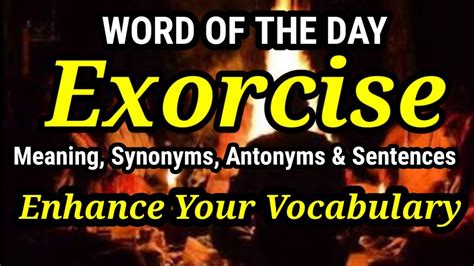 meaning  exorcise  english  hindi synonyms  exorcise