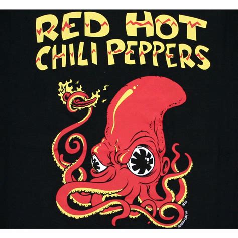 Red Hot Chili Peppers Octopus Tee Black レッドホットチリペッパーズ Tシャツ