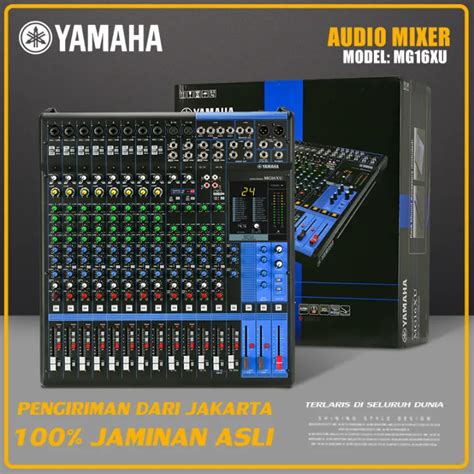 Mixer Yamaha MG16XU 16 Channel Mixer Built In Speaker Efek SPX Untuk