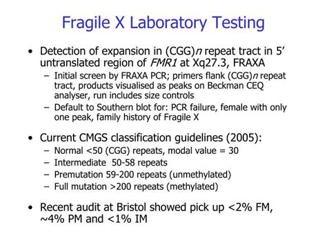 Ppt Fragile X Syndrome Clinical Powerpoint Presentation Id6676857