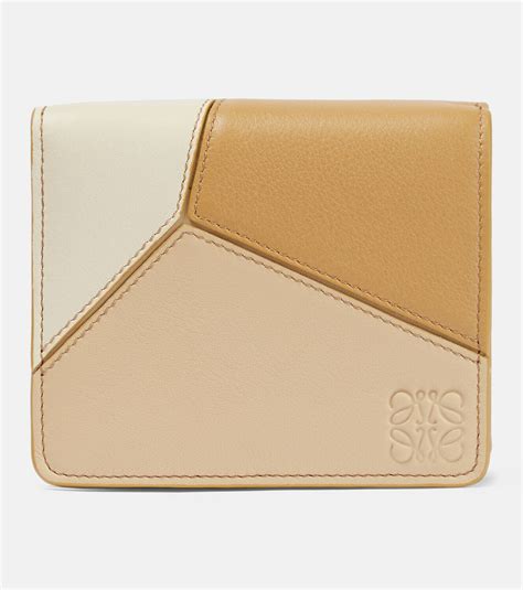 Loewe Puzzle Compact leather wallet Loewe