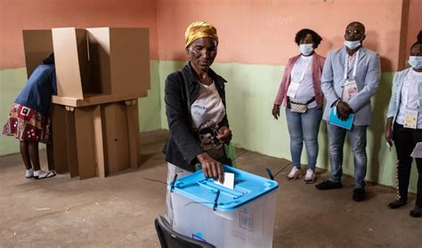 Cne Faz Atualiza O Dos Resultados Eleitorais Em Angola Resultados S O