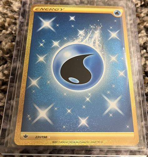 Mavin Water Energy Gold Secret Rare Chilling Reign