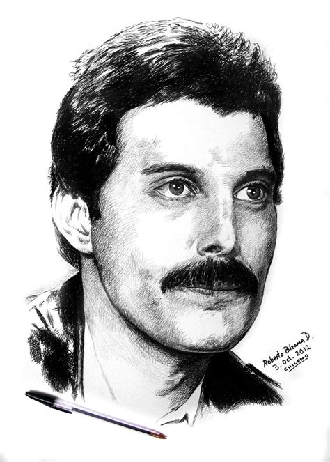 FREDDY MERCURY- by RobertoBizama on deviantART | Freddie mercury, Queen art, Celebrity drawings