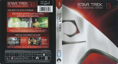 Star Trek - The Original Series: Season 3 Blu-Ray Cover & Labels ...