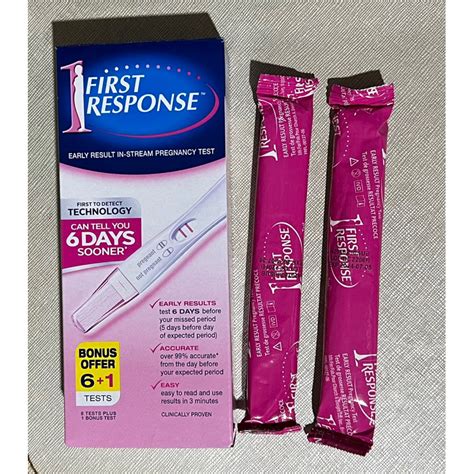 (ราคา 2 ชิ้นพร้อมกล่อง) First Response Early Result Pregnancy Tests - 2 ...