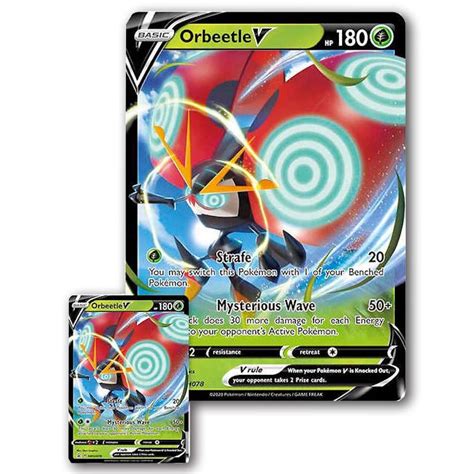 Pok Mon Orbeetle V Box Promo Cards Tcg Booster Packs