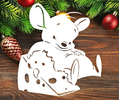 Мышка трафарет (Много фото!) - drawpics.ru