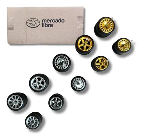 Llantas De Goma Progresivas Para Hot Wheels Set De Juegos Env O Gratis