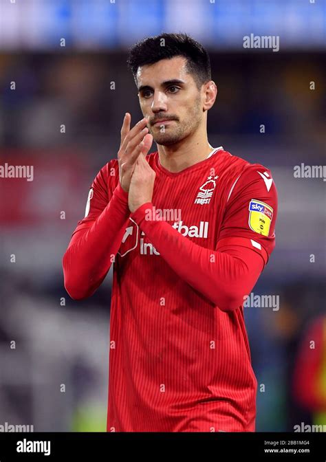 Nottingham Forest's Chema Rodriguez applauds fans after the final whistle Stock Photo - Alamy