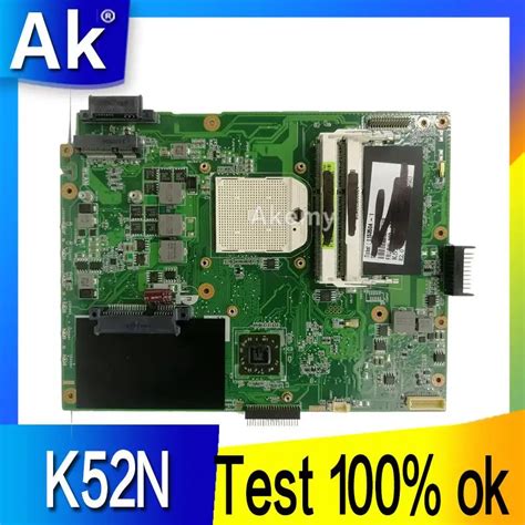 AK K52N материнская плата для ноутбука ASUS K52N K52 X52N A52N тестовая ...