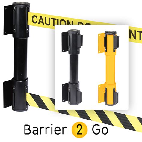 Double Belt Wall Mounted Retractable Barrier 23m 3m 39m And 46m