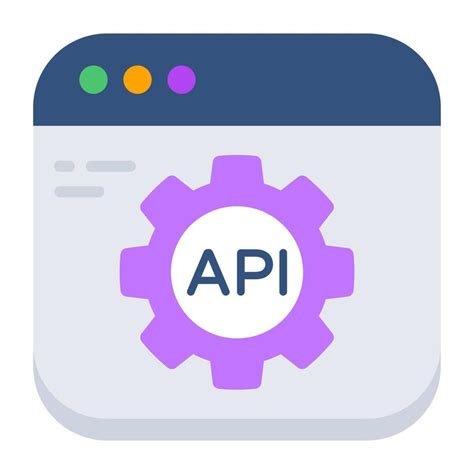 flat api icon editable vector  vector art  vecteezy