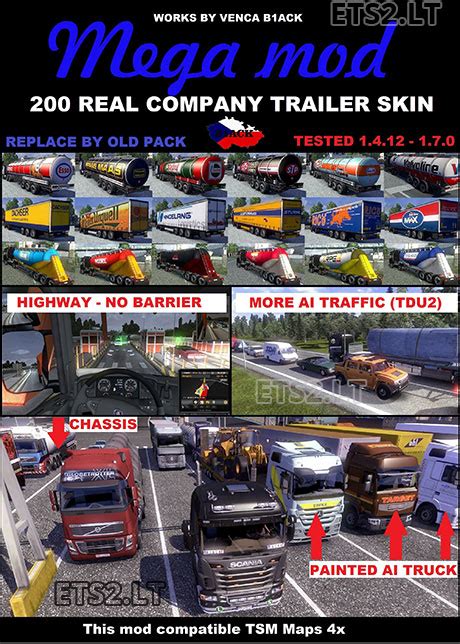Mega Mod | ETS 2 mods - Part 6