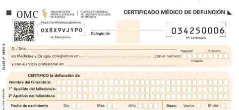 Certificado De Defunción Cita Previa España