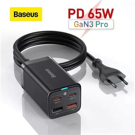 Carregador Fast Charger R Pido W Gan Pro Cabo M W Fast Charger