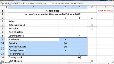 Profit And Loss Statement Excel Spreadsheet — db-excel.com