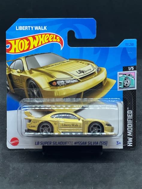 Hot Wheels LB Super Silhouette Nissan Silvia S15 Gold LBWK Liberty Walk Carshoping