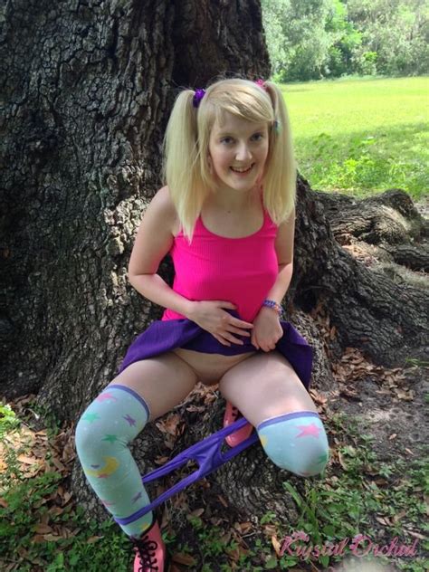 Krystal Orchid Flashing Her Tits And Pussy Outside Photos