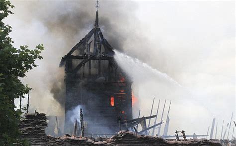 Tragedy As 800 Year Old Church Goes Up In Flames After Massive Power Surge