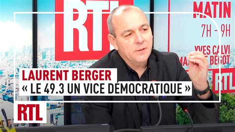 Laurent Berger Invit D Amandine B Got L Int Grale Youtube